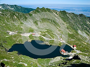 Mountain Lake Balea in Romania