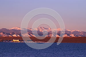 Mountain and lake in Colorado