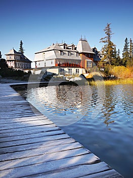 Mountain Lake Cottage Sunrise