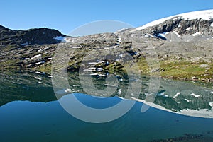 Mountain lake - Djupvatnet lake, More og Romsdal,