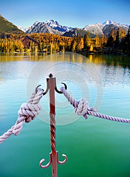 Mountain Lake in Fall