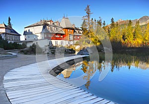 Mountain Lake in Fall