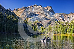 Mountain Lake Fishing, California