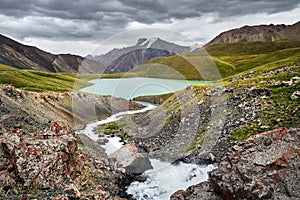 Mountain Lake in Kyrgyzstan