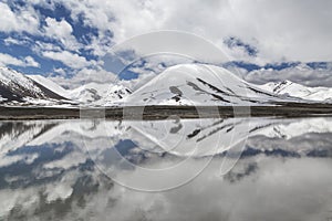 Mountain Lake near Issyk Kul Lake, Kyrgyzstan