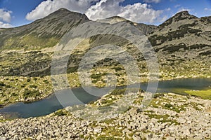 Mountain Lake and Polezhan peak