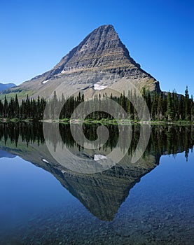 Mountain Lake Reflection photo