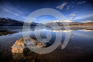 Mountain Lake Reflection - Twin Lakes, Colorado, USA