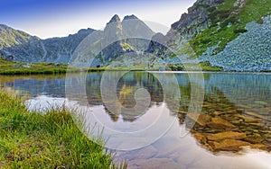 Mountain lake in Retezat National Park