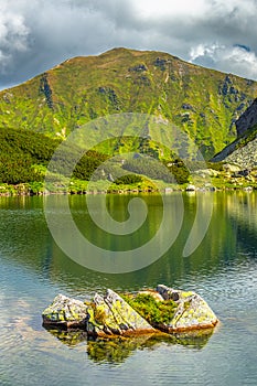 Mountain lake in Rohace area of the Tatra National Park, Slovaki