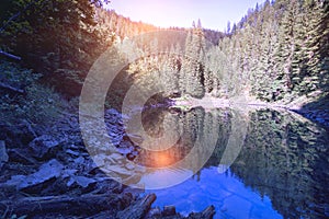 Mountain lake Rosohan