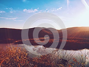 Upstate New York in fall