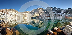 Mountain lake in Slovakia Tatras - Hincovo pleso