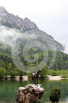 Mountain lake in Slovenia