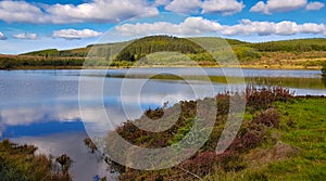 Mountain lake or Tarn in the Cambrian mountains