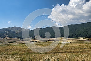 Mountain landscape in Abruzzi at summer photo