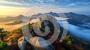 mountain landscape, AI generated