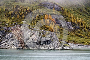 Mountain landscape from Alaska in Autumn.