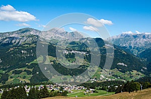 Mountain landscape in Alps