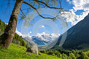 Mountain landscape in the alps, Nationalpark Hohe Tauern, Austri