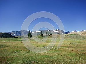Mountain landscape. The Altai Mountains photo