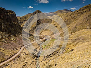 Mountain landscape in Andes