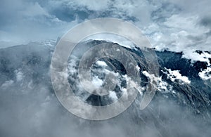 Mountain landscape in the Andes, Peru