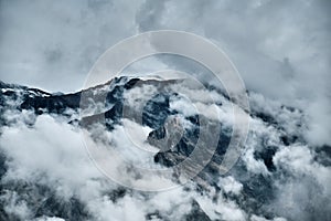 Mountain landscape in the Andes, Peru