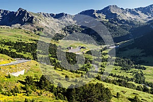 Mountain landscape in Andorra