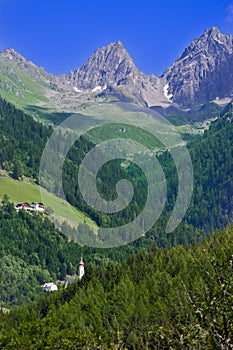 Mountain landscape in Austria Tirol