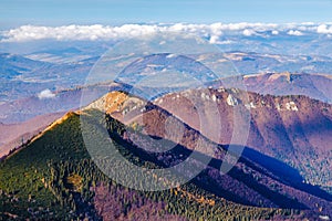 Mountain landscape in autumn