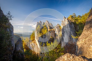 Mountain landscape at autumn