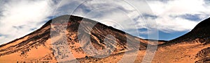 Mountain landscape in Black Desert , Egypt