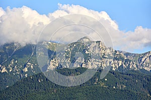 The mountain landscape, bucegi mountains. Romania