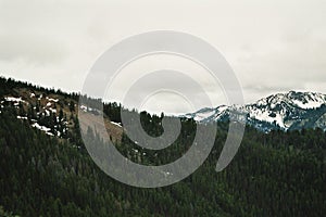 Mountain Landscape in Cascades National Park, Washington