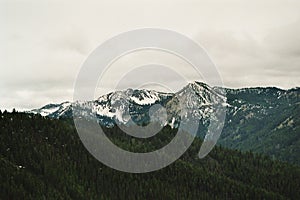 Mountain Landscape in Cascades National Park, Washington