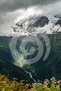 Mountain landscape of Caucasus