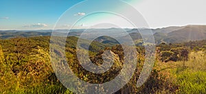 mountain landscape at Chapada dos Veadeiros National Park in Goias, Brazil