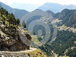 Mountain landscape climb route Pyrenees