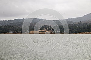 Mountain landscape with Colibita Lake, Bistrita Nasaud