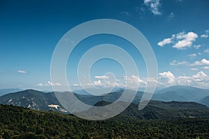 Mountain landscape, endless freedom