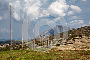 mountain landscape, Giant Mountains, Snezka, mountain path