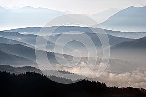 Mountain landscape in Greece