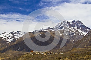 Mountain landscape in Himalayas