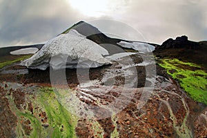 Mountain landscape in Iceland