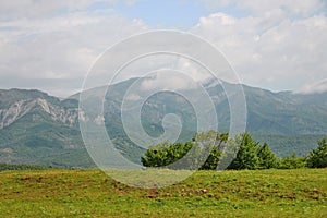Mountain landscape from Ismayilli region
