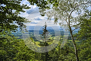 Mountain landscape. Karkonosze, mountains in Poland