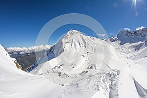 Mountain landscape of Krasnaya Polyana, Russia