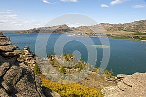 Mountain landscape with a lake!