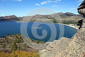 Mountain landscape with a lake!